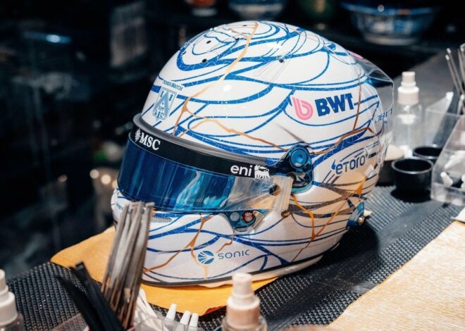 Pierre Gasly revela un casco especial para el GP de Japón de F1