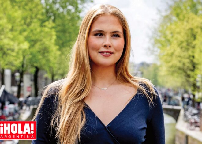Dátiles, licores y básquet: así fue la visita de la princesa Amalia, la hija de Máxima, a la ciudad de Ámsterdam