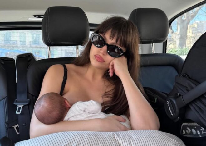 Úrsula Corberó compartió la intimidad de su día a día con su bebé y el Chino Darín: “Tanto amor no me cabe”