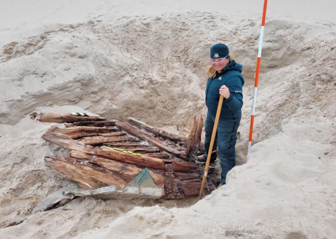 Hallazgo histórico: vieron un trozo de madera sobresalir en la arena y era un naufragio de hace 200 años