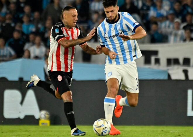Racing jugó casi todo el partido con un futbolista menos y ganaba, pero no aguantó ante Barracas Central