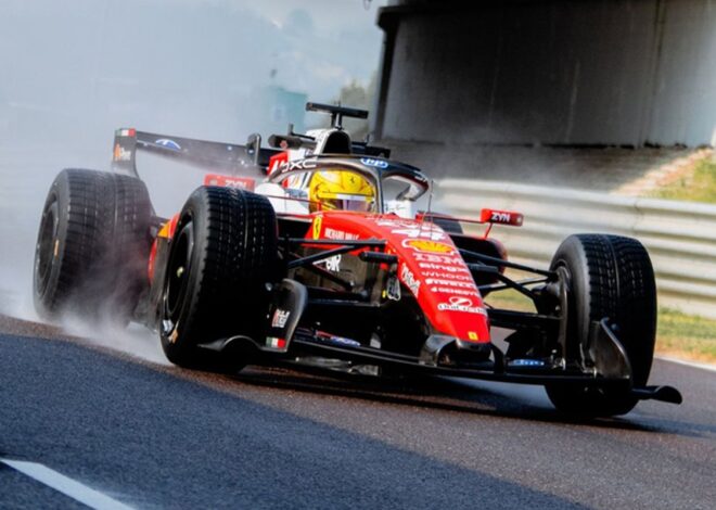 Hamilton continúa en Fiorano en las pruebas de Pirelli con los neumáticos de lluvia