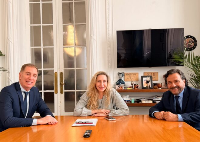 Con Milei fuera del país, el gobernador Sáenz fue recibido en Casa Rosada por Karina Milei y Santilli