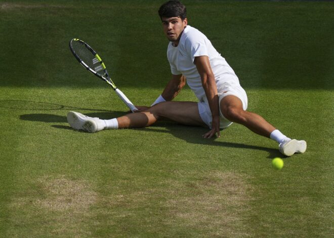 Carlos Alcaraz, lesionado en la muñeca derecha, tampoco jugará en Wimbledon