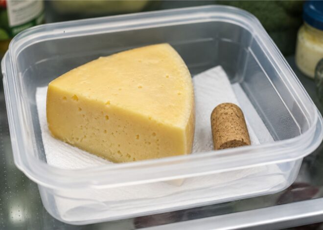 Para qué sirve poner un corcho dentro del recipiente del queso y por qué cada vez más personas lo hacen Para qué sirve poner un corcho dentro del recipiente del queso y por qué cada vez más personas lo hacen