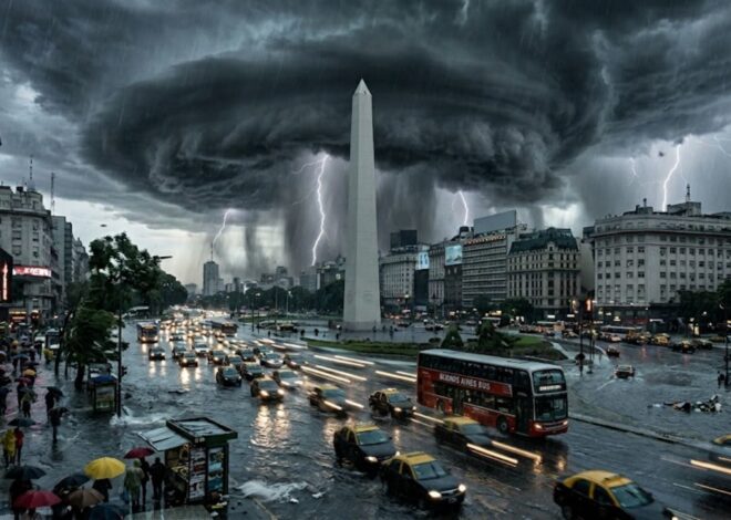 Ola polar y tormenta en Buenos Aires: a qué hora llega la ciclogénesis