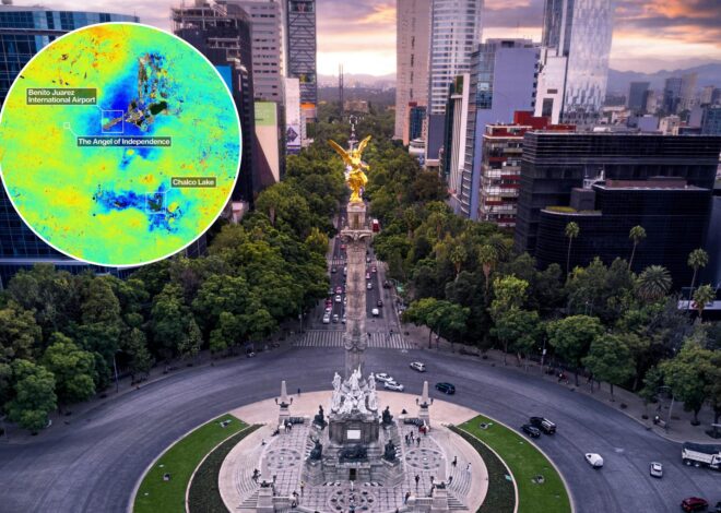 Se hunde Ciudad de México: la NASA confirma que lo hace tan rápido que ya es visible desde el espacio Se hunde Ciudad de México: la NASA confirma que lo hace tan rápido que ya es visible desde el espacio