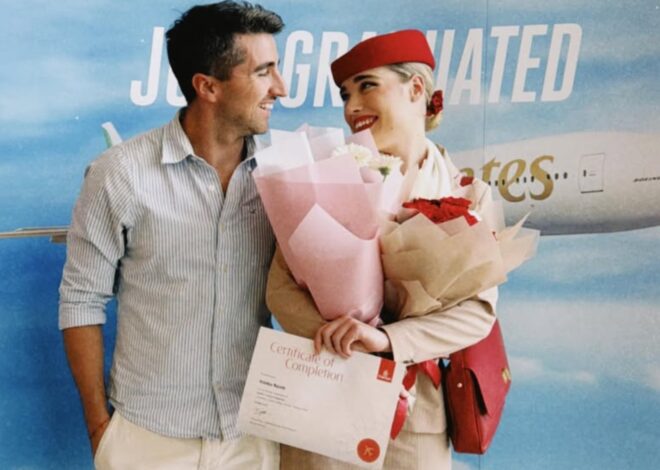 Conoció a su novia arriba de un avión y ahora la sorprendió en el aire para su segundo aniversario Conoció a su novia arriba de un avión y ahora la sorprendió en el aire para su segundo aniversario