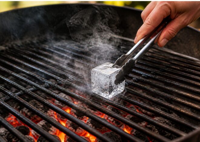 Frotar hielo en la parrilla: por qué es obligatorio hacerlo antes de empezar el asado