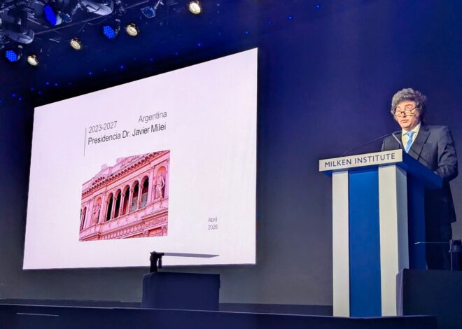 En la conferencia global en Los Ángeles, Javier Milei destacó logros de su gestión y llamó a apostar por la Argentina En la conferencia global en Los Ángeles, Javier Milei destacó logros de su gestión y llamó a apostar por la Argentina