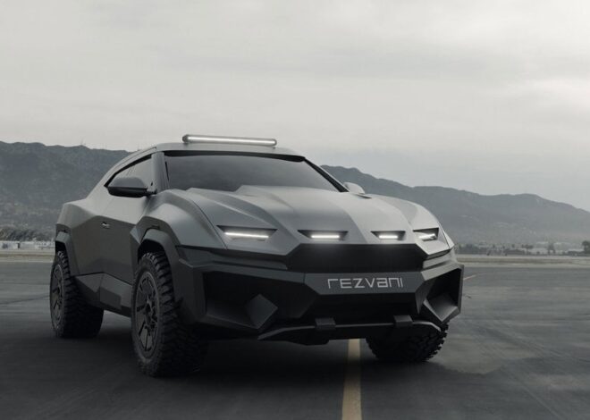 Convierten un Lamborghini en un auto que parece un tanque de guerra Convierten un Lamborghini en un auto que parece un tanque de guerra