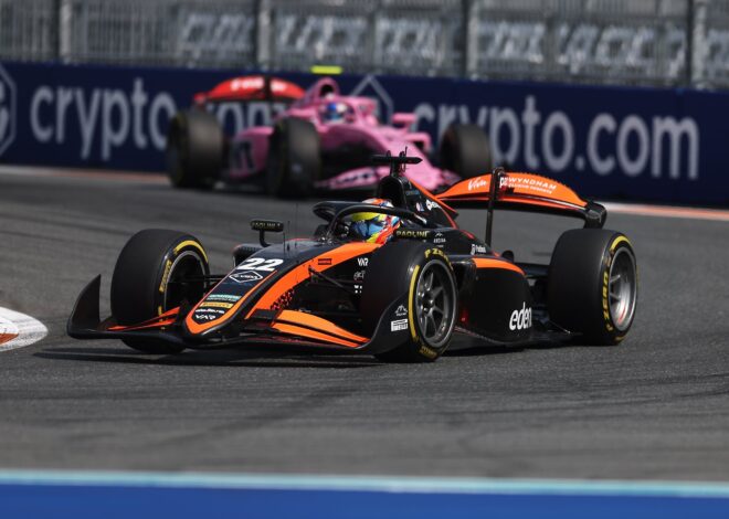 Nicolás Varrone fue 4º en la carrera sprint de la Fórmula 2 en Miami