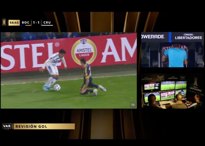El VAR y las polémicas de Boca vs. Cruzeiro: el empate visitante, la patada a Paredes y el gol anulado a Merentiel El VAR y las polémicas de Boca vs. Cruzeiro: el empate visitante, la patada a Paredes y el gol anulado a Merentiel