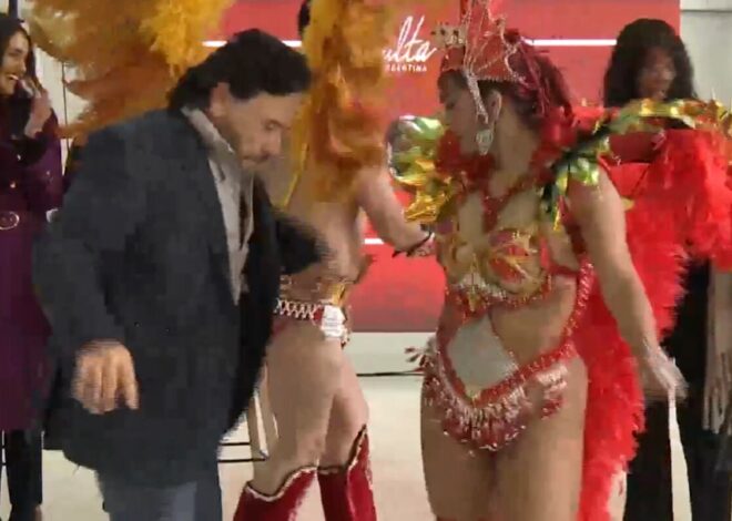 El llamativo baile del gobernador Gustavo Sáenz tras anunciar nuevos vuelos entre Salta y Río de Janeiro El llamativo baile del gobernador Gustavo Sáenz tras anunciar nuevos vuelos entre Salta y Río de Janeiro