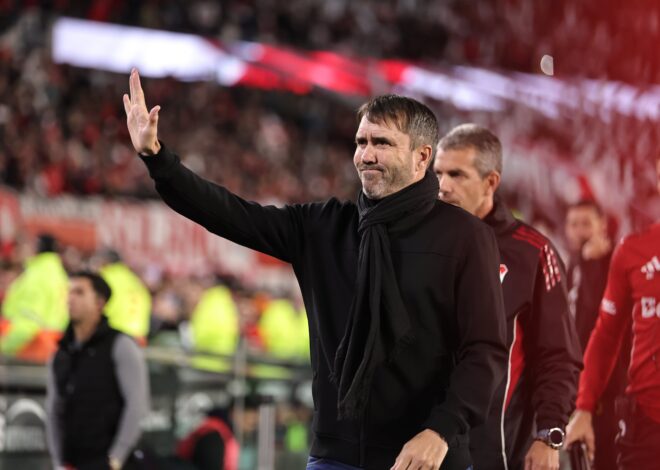 Coudet, luego de la clasificación de River a la semifinal del Apertura: “Vamos a seguir cometiendo errores”