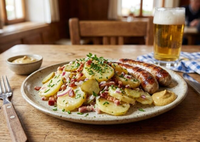 Furor por una ensalada de papa alemana de seis pasos: cómo hacer la kartoffelsalat Furor por una ensalada de papa alemana de seis pasos: cómo hacer la kartoffelsalat