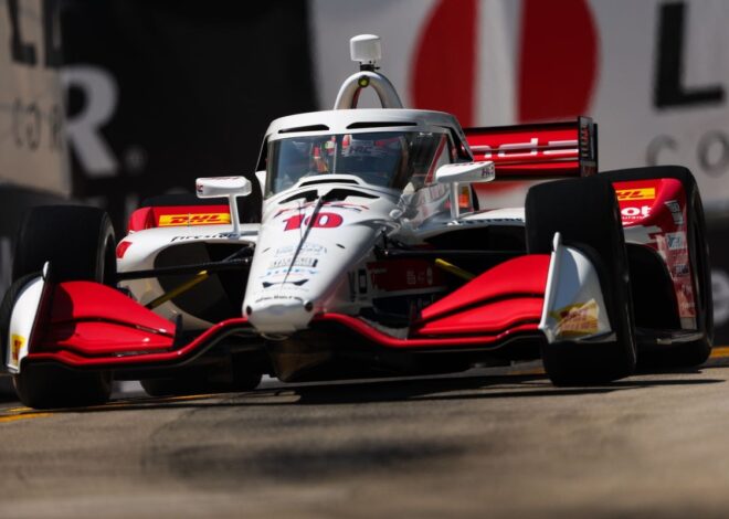 IndyCar en Detroit: Palou en la pole, Pato O'Ward fuera del Fast 6 y choque de Schumacher IndyCar en Detroit: Palou en la pole, Pato O'Ward fuera del Fast 6 y choque de Schumacher