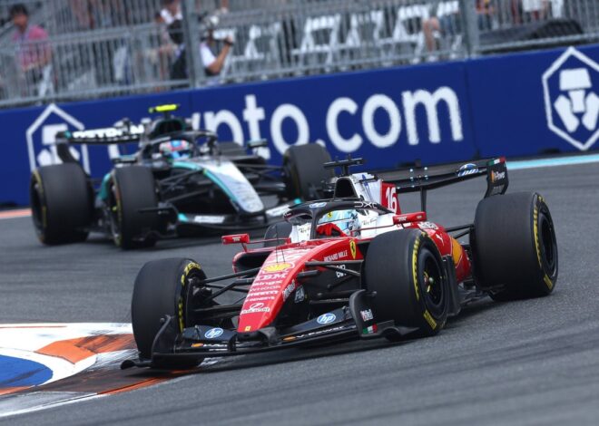 Leclerc admite que fue "un poco duro" con Antonelli, pero espera que "se calme"