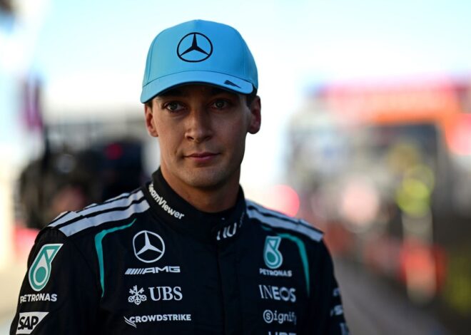 George Russell pide disculpas a la FIA tras la multa impuesta en el GP de Canadá George Russell pide disculpas a la FIA tras la multa impuesta en el GP de Canadá