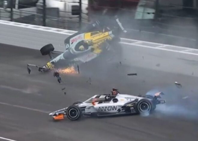 VIDEO: Pato O'Ward protagoniza un fuerte choque múltiple el lunes en Indy 500 VIDEO: Pato O'Ward protagoniza un fuerte choque múltiple el lunes en Indy 500