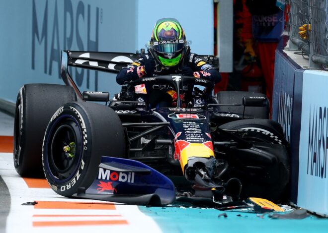 Isack Hadjar explica cómo pasó de "volar" a chocar contra el muro en el GP de Miami Isack Hadjar explica cómo pasó de "volar" a chocar contra el muro en el GP de Miami