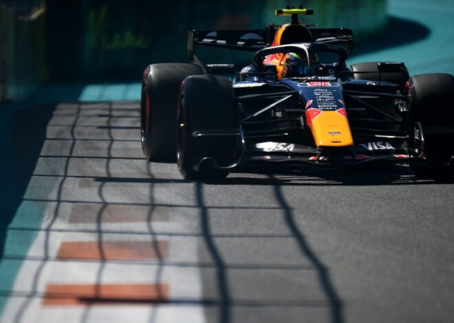 La parrilla de salida actualizada para el GP de Miami tras la descalificación de Hadjar