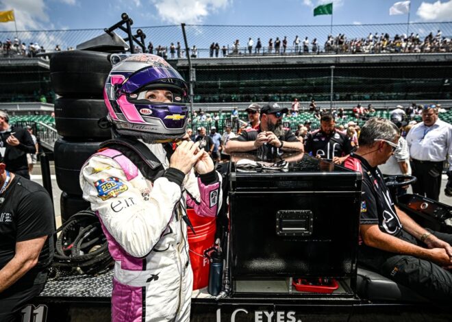 VIDEO: Katherine Legge abandona temprano en la Indy 500 tras esquivar un choque de Ryan Hunter-Reay