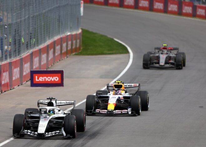 Checo Pérez califica de "injusto" el castigo por la acción con Liam Lawson en Canadá Checo Pérez califica de "injusto" el castigo por la acción con Liam Lawson en Canadá
