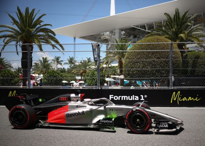 Hulkenberg abandona la sprint de Miami antes del arranque por incendio en su Audi