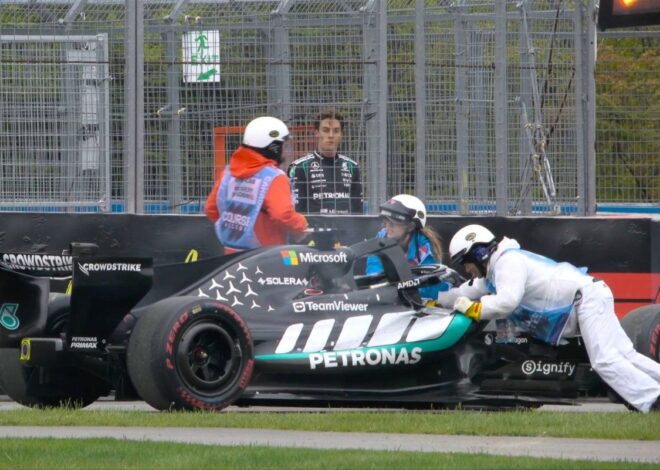 Mercedes da un primer diagnóstico de los problemas que provocaron el abandono de Russell Mercedes da un primer diagnóstico de los problemas que provocaron el abandono de Russell