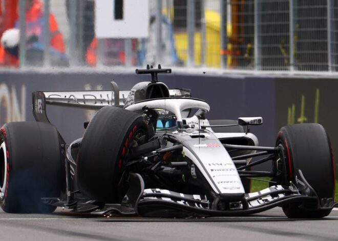 Continúan las dudas en Cadillac sobre la razón de la rotura de suspensión de Checo Pérez Continúan las dudas en Cadillac sobre la razón de la rotura de suspensión de Checo Pérez