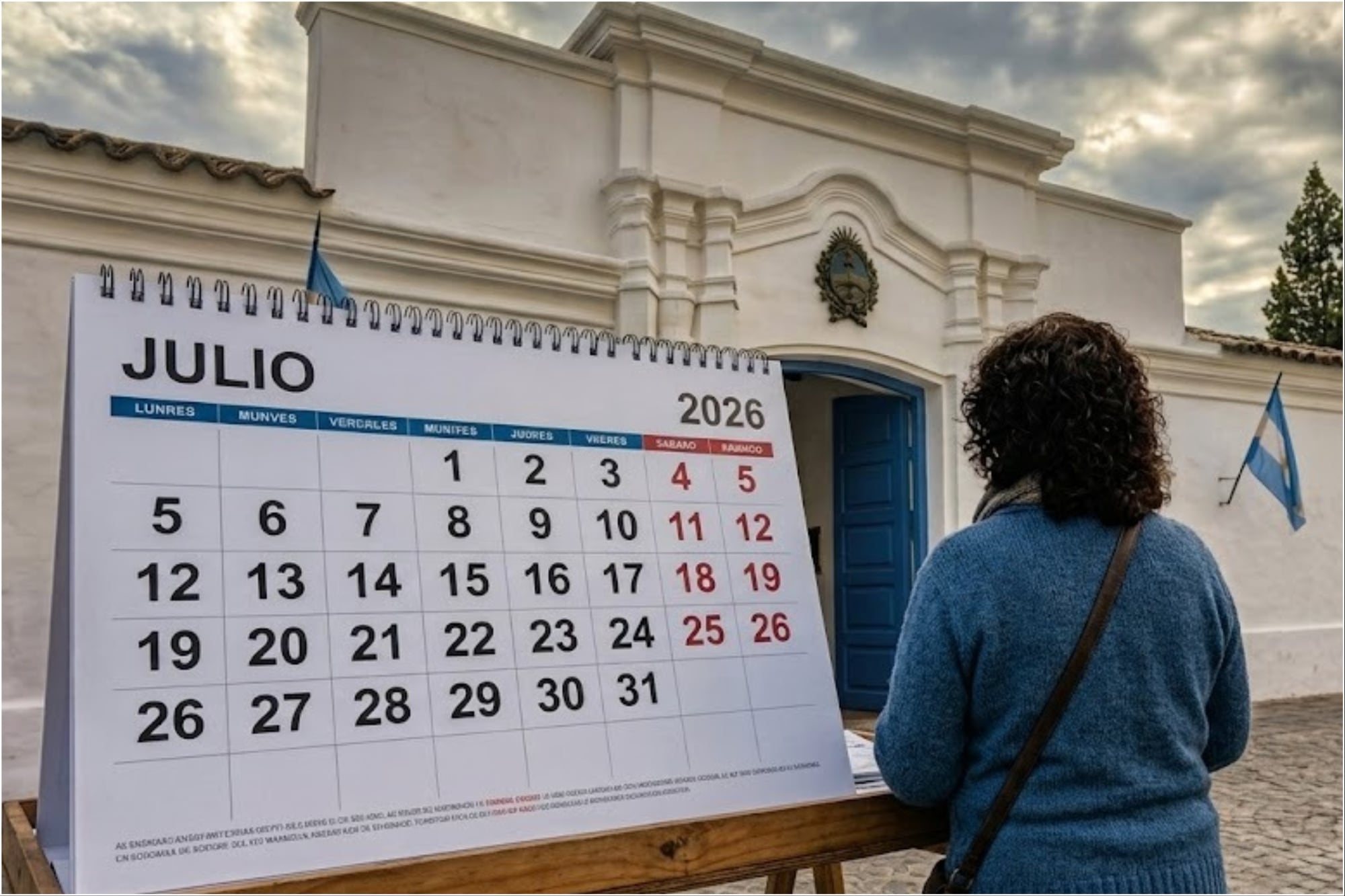 Confirmado en la Argentina: hay fin de semana largo de julio con feriado y un día no laborable puente, según la ley Confirmado en la Argentina: hay fin de semana largo de julio con feriado y un día no laborable puente, según la ley