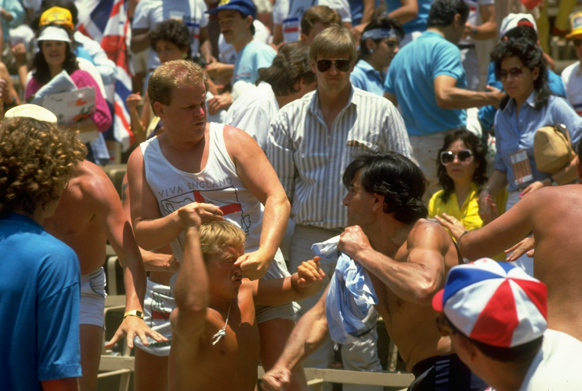 Raúl Gámez recordó su pelea contra los hooligans en el partido contra Inglaterra en México 86