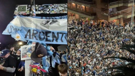 El santuario en Segurola y Habana que armaron los hinchas antes del triunfo de Argentina ante Inglaterra El santuario en Segurola y Habana que armaron los hinchas antes del triunfo de Argentina ante Inglaterra
